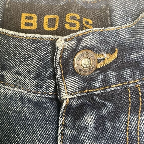 Vintage Boss by IG Design Jeans Men's 40 L 38 x 34 Y2K Blue 41861 Hip Hop USA - Picture 6 of 10